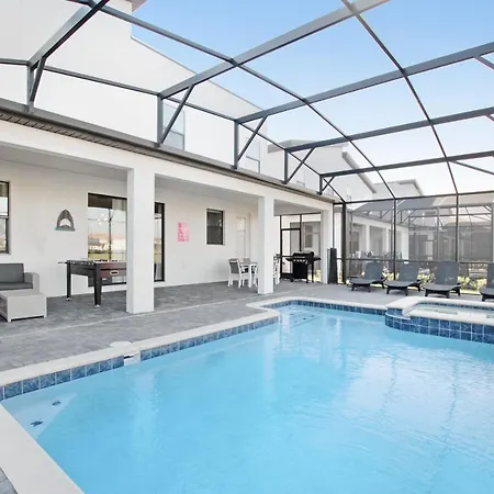 Private Poolspa Gameroom Near Wdw Sleeps 25